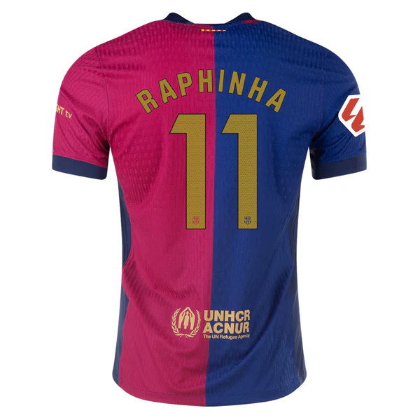 FC Barcelona Raphinha 11 Hjemme Fodboldtrøjer 2024 2025 – Kortærmet