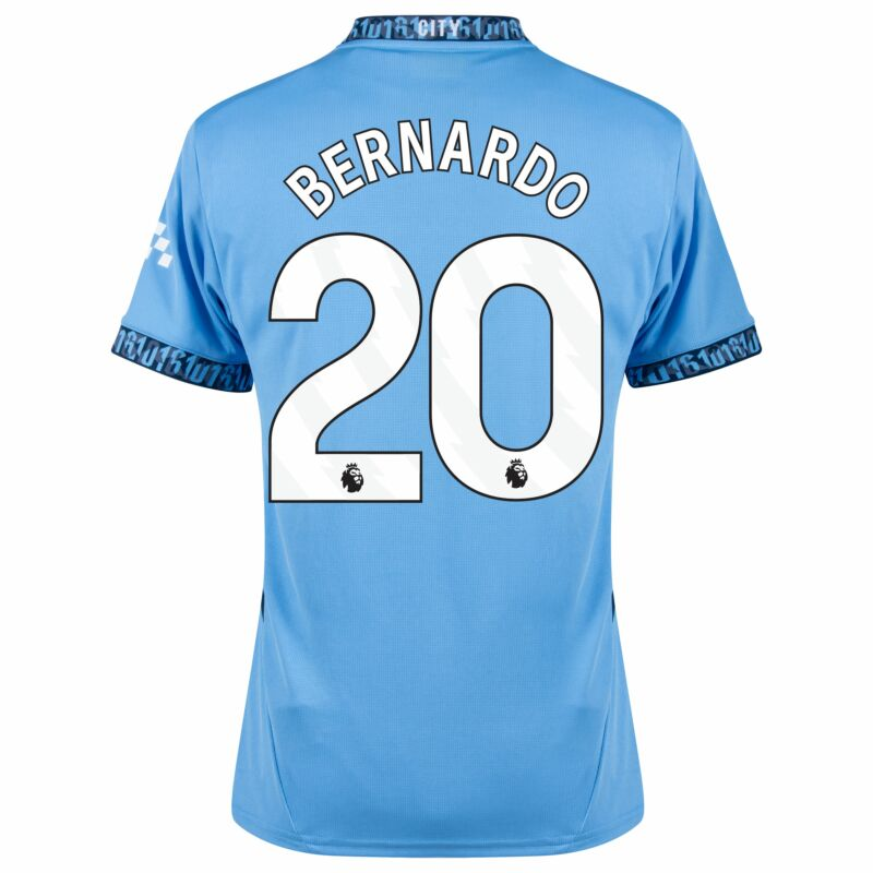 Manchester City Bernardo 20 Hjemme Fodboldtrøjer 2024 2025 – Kortærmet