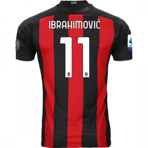 AC Milan Zlatan Ibrahimović 11 Hjemmebanetrøje 2020 21 – Kortærmet