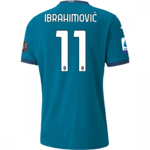 AC Milan Zlatan Ibrahimović 11 Tredje trøjer 2020 21 – Kortærmet