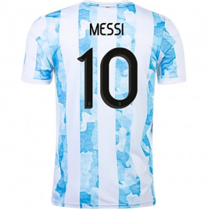 Argentina Lionel Messi 10 Hjemmebanetrøje 20-21 – Kortærmet