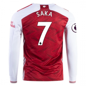 Arsenal Bukayo Saka 7 Hjemmebanetrøje 2020 21 – Langærmet