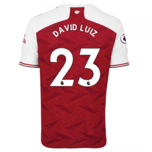 Arsenal David Luiz 23 Hjemmebanetrøje 2020 21 – Kortærmet