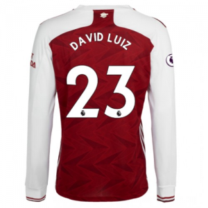 Arsenal David Luiz 23 Hjemmebanetrøje 2020 21 – Langærmet