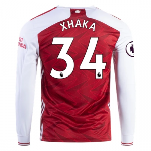 Arsenal Granit Xhaka 34 Hjemmebanetrøje 2020 21 – Langærmet