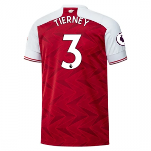 Arsenal Kieran Tierney 3 Hjemmebanetrøje 2020 21 – Kortærmet