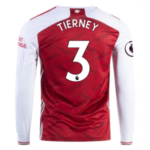 Arsenal Kieran Tierney 3 Hjemmebanetrøje 2020 21 – Langærmet