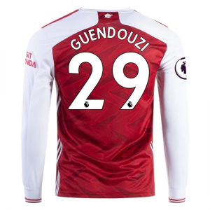 Arsenal Mattteo Guendouzi 29 Langærmet Hjemmebanetrøje 2020 21 – Langærmet