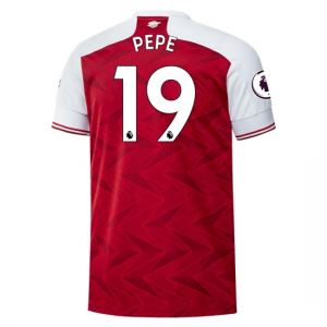 Arsenal Nicholas Pepe 19 Hjemmebanetrøje 2020 21 – Kortærmet