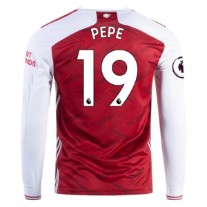 Arsenal Nicholas Pepe 19 Langærmet Hjemmebanetrøje 2020 21 – Langærmet