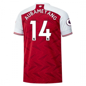 Arsenal Pierre Emerick Aubameyang 14 Hjemmebanetrøje 2020 21 – Kortærmet