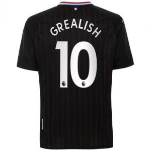 Aston Villa Jack Grealish 10 Udebanetrøje 2020 21 – Kortærmet