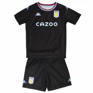 Aston Villa Børn UdebaneSæt 2021 – Kortærmet