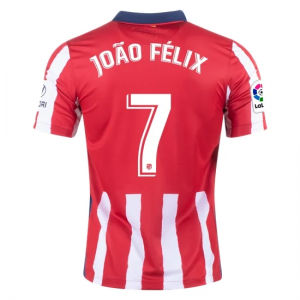 Atletico Madrid Joao Felix 7 Hjemmebanetrøje 2020 21 – Kortærmet