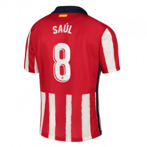 Atletico Madrid Saul Niguez 8 Hjemmebanetrøje 2020 21 – Kortærmet