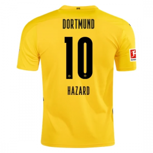 BVB Borussia Dortmund Thorgan Hazard 10 Hjemmebanetrøje 2020 21 – Kortærmet