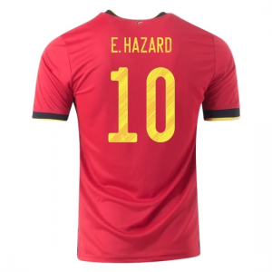 Belgien Eden Hazard 10 Hjemme trøjer EM 2020 – Kortærmet