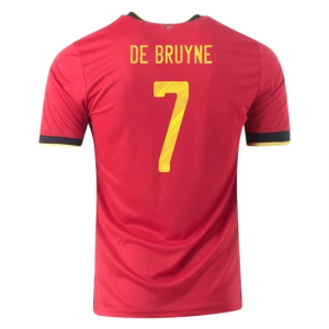 Belgien Kevin De Bruyne 7 Hjemme trøjer EM 2020 – Kortærmet