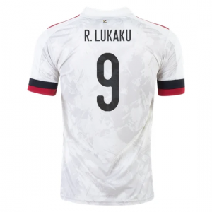 Belgien Romelu Lukaku 9 Udebanetrøje 20-21 – Kortærmet