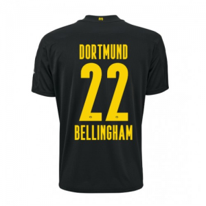 Borussia Dortmund Jude Bellingham 22 Udebanetrøje 2020 21 – Kortærmet