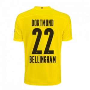 Borussia Dortmund Jude Bellingham 22 Hjemmebanetrøje 2020 21 – Kortærmet