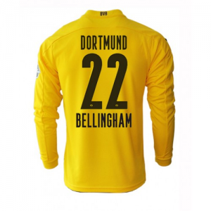 Borussia Dortmund Jude Bellingham 22 Hjemmebanetrøje 2020 21 – Langærmet
