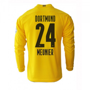 Borussia Dortmund Thomas Meunier 24 Hjemmebanetrøje 2020 21 – Langærmet