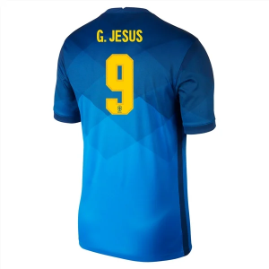 Brasilien Gabriel Jesus 9 Udebanetrøje 20-21 – Kortærmet