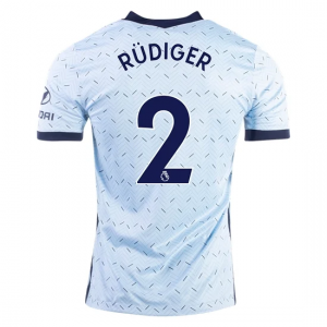 Chelsea Antonio Rudiger 2 Udebanetrøje 2020 21 – Kortærmet