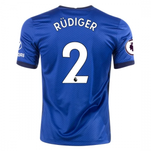 Chelsea Antonio Rudiger 2 Hjemmebanetrøje 2020 21 – Kortærmet