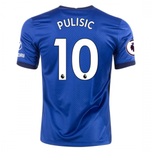 Chelsea Christian Pulisic 10 Hjemmebanetrøje 2020 21 – Kortærmet