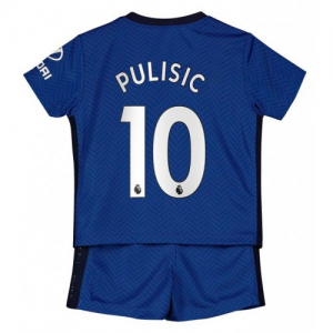 Chelsea Christian Pulisic 10 Børn HjemmebaneSæt 2020 21 – Kortærmet