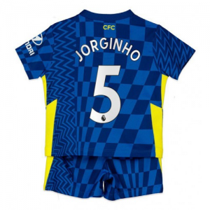 Chelsea Jorginho 5 Børn HjemmebaneSæts 2021 22 – Kortærmet