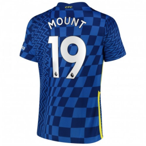 Chelsea Mason Mount 19 Hjemmebanetrøje 2021-22 – Kortærmet