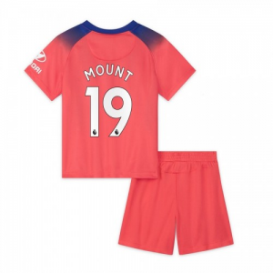 Chelsea Mason Mount 19 Børn Fodboldtrøjer Sæt 2021 22 – Kortærmet