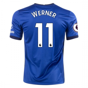 Chelsea Timo Werner 11 Hjemmebanetrøje 2020 21 – Kortærmet