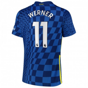 Chelsea Timo Werner 11 Hjemmebanetrøje 2021-22 – Kortærmet