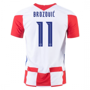 Kroatien Marcelo Brozovic 11 Hjemmebanetrøje 20-21 – Kortærmet
