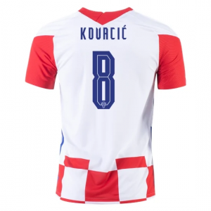 Kroatien Mateo Kovacic 8 Hjemmebanetrøje 20-21 – Kortærmet