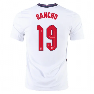 England Jadon Sancho 19 Hjemmebanetrøje 20-21 – Kortærmet