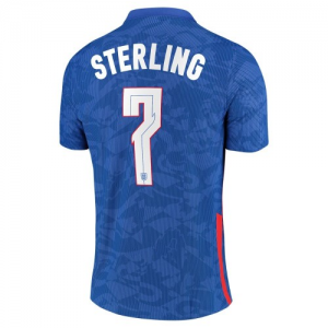 England Raheem Sterling 7 Udebanetrøje 20-21 – Kortærmet