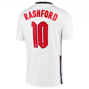 England Rashford 10 Hjemme Trøje EM 2020 – Kortærmet