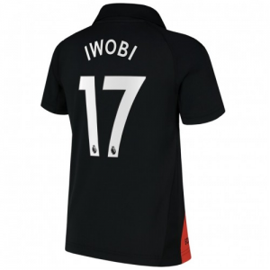 Everton Alex Iwobi 17 Udebanetrøje 2021-22 – Kortærmet