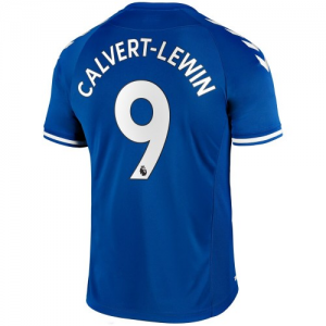 Everton Dominic Calvert Lewin 9 Hjemmebanetrøje 2020 21 – Kortærmet