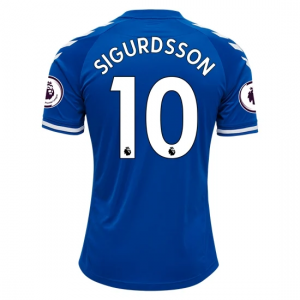 Everton Gylfi Sigurdsson 10 Hjemmebanetrøje 2020 21 – Kortærmet