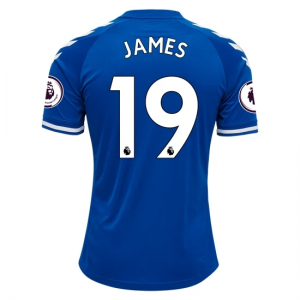 Everton James Rodríguez 19 Hjemme trøjer 2020 21 – Kortærmet