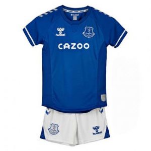Everton Børn HjemmebaneSæt 2020 21 – Kortærmet