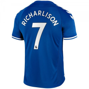 Everton Richarlison 7 Hjemmebanetrøje 2020 21 – Kortærmet