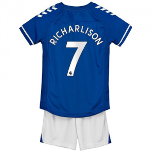 Everton Richarlison 7 Børn HjemmebaneSæts 2020 21 – Kortærmet