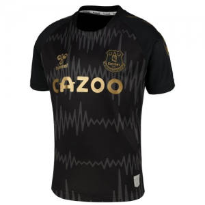 Everton Tredje trøjer sort 2020 21 – Kortærmet